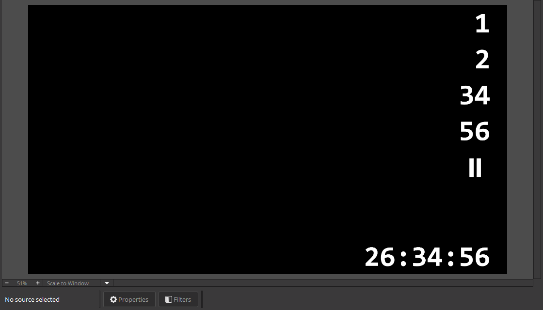 OBS preview